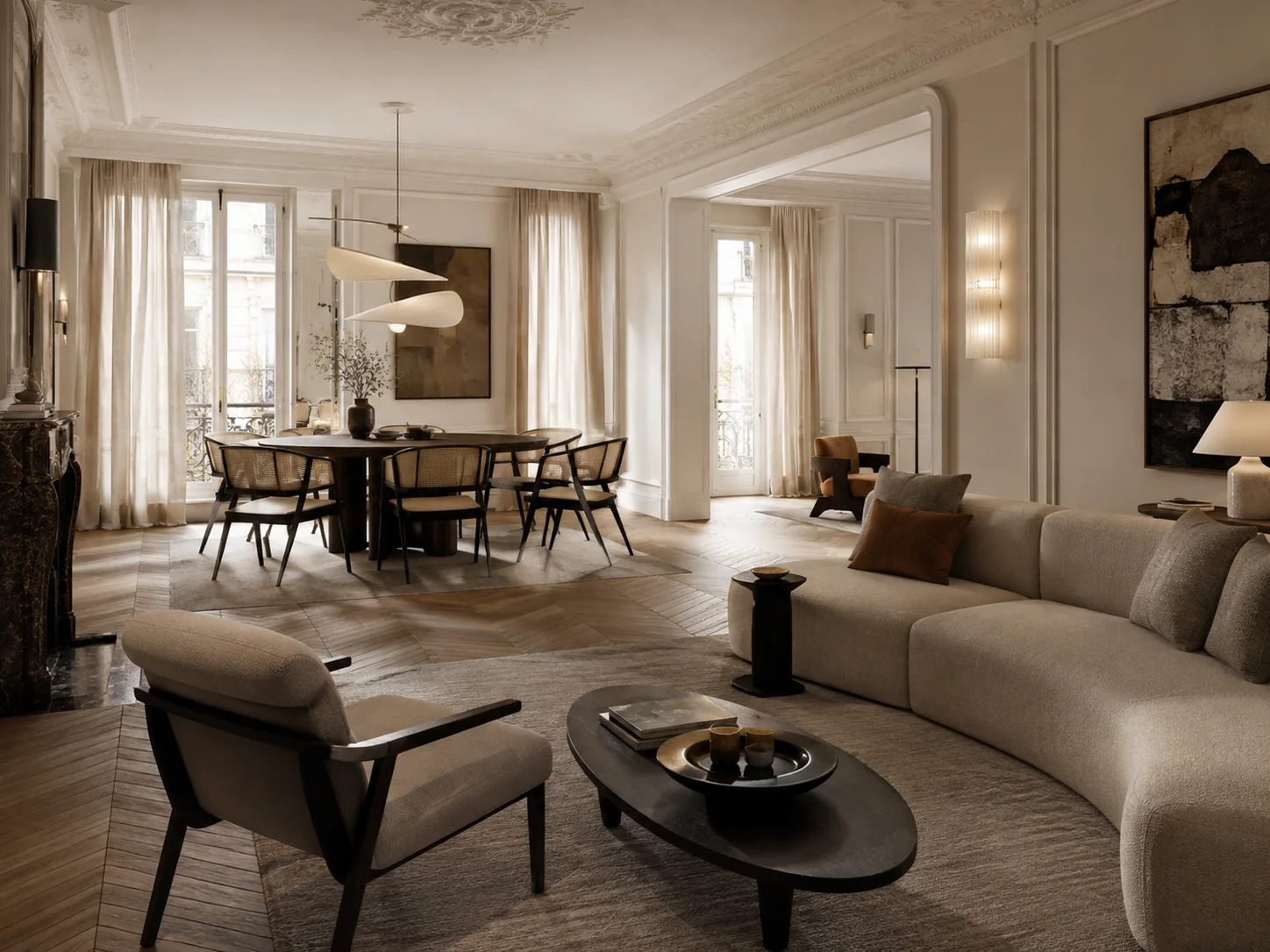 Paris Apartment living room